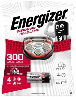 Energizer čelovka Vision HD 3 x AAA 300 lumens